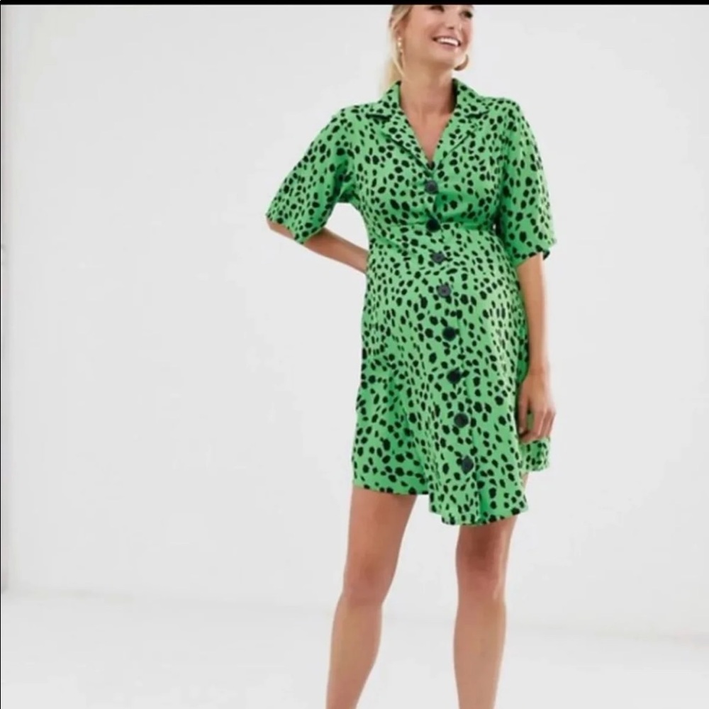 ASOS Green Maternity Dress